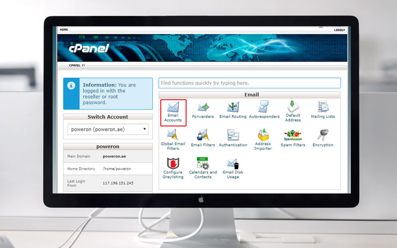 Email Configuration for Desktop